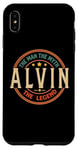 Coque pour iPhone XS Max ALVIN The Man The Myth The Legend Vintage Personnalisé