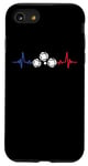 Coque pour iPhone SE (2020) / 7 / 8 les boules battement du cœur Boccia Boule Pétanque Drôle