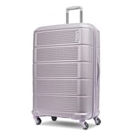 American Tourister Stratum 2.0 Expandable Hardside Luggage with Spinner Wheels, Purple Haze, 28-Inch Checked-Large, Stratum 2.0 Expandable Hardside Luggage with Spinner Wheels