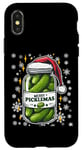 iPhone X/XS Funny Christmas Pickle Jokes Merry Picklemas Case