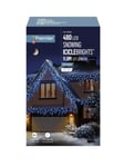 Premier Snowing Icicle Multi-Action 11.8m with LED Christmas Lights (Blue/White)