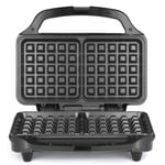 Salter Deep Fill Non Stick Iron Press Machine Breakfast Food Grill Waffle Maker