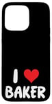 iPhone 15 Pro Max I Love Baker - Heart Case