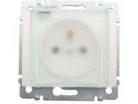 Legrand Hermetiska Enkeluttag Z/U 16A Ip44 Med Klaff Arctic - 775929