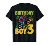 Kids Dirt Bike Rider 3 Years Old Motocross 3rd Birthday Boy T-Shirt