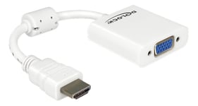 Delock Adapter HDMI-A male > VGA female white