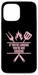 iPhone 13 Pro Max Pink Grilling Smoke Meat BBQ Cooking for Women Case