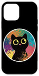 Coque pour iPhone 12 mini Pop Art chat I Pop Art cat