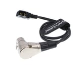 Alvin's Cables Luxury XLR 4 Pin Female Right Angle to D Tap Power Cable for ARRI Camera Monitor 50CM