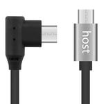 Geekria Micro-USB to Micro-USB OTG Charging Cable (Black)