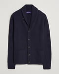 Ralph Lauren Purple Label Cashmere Shawl Cardigan Navy