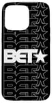 Coque pour iPhone 15 Pro Max BET Black & White Logo Stack Outline Logo V2