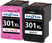 301XL Cartouches d'encre Remanufacturées Remplacement pour HP 301 Cartouches Noir Couleur pour Envy 4500 5530 5532 DeskJet 2540 1510 1000 1050 2050 2544 OfficeJet 2620 4630