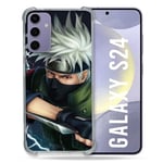 Cokitec Coque Renforcée pour Samsung Galaxy S24 Manga Naruto Kakashi