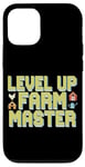 Coque pour iPhone 12/12 Pro Jeu de simulation agricole virtuel pour fans de ferme