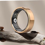 2024 Bague Connectée Homme Femme, Smart Ring Avec Fréquence Cardiaque, Spo2, Sommeil, 100+ Modes Sportifs, Smartrings Ip68 Podomètre Pour Android Ios, Taille 8, Or