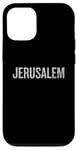 iPhone 12/12 Pro Jerusalem Vintage City Design Travel Destination Case