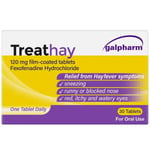 Treathay Fexofenadine 120mg Tablets Hayfever Allergies Allevia Equivalent 30 Tab