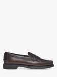 Sebago Dan Waxy Polaris Loafers, Brown