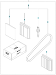 Husqvarna Servicekit LF50L/LF60LA/LF60LAT