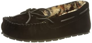 Sperry Top-Sider Femme Chaussons Reina, Motif léopard Noir, 35 EU