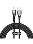 Baseus USB cable for Lightning Glimmer Series 2.4A 2m (Black)