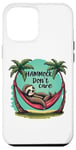 iPhone 12 Pro Max Relaxing Sloth Hammock Don’t Care Funny Tropical Palm Tree Case