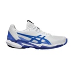 ASICS Men's Solution Speed FF 3 Sneaker, White/Tuna Blue, 9.5 UK