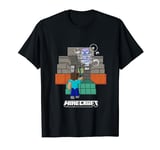 Minecraft Steve Exploring Dungeon Mob Attack T-Shirt