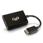 C2G HDMI to VGA + Audio Adapter - HDMI to VGA + Audio Converter - 1080p - videokonverter - svart