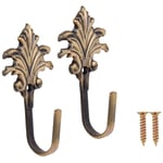 Tlily - 2Pcs Crochet Embrasse Rideau Murale Bronze