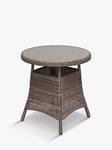 John Lewis Rye Woven Round Garden Bistro Table, 70cm, Natural