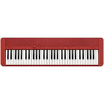 Casio CT-S1RD CASIOTONE Piano-Keyboard avec 61 touches à frappe dynamique, rouge