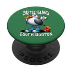 Frites à la mouette de Castle Island, dans le sud de Boston PopSockets PopGrip Adhésif