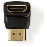 Nedis - Adaptateur hdmi Coudé à 90° Connecteur hdmi - hdmi Femelle Noir