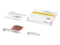 Startech.Com 2 Portar 10 Gbit/S Usb-A &Amp Amp  Usb-C Pcie-Kort - Usb 3.1 Gen 2 Pci Express Type C/A-Kortadapter För Värdkontroller - Usb 3.2 Gen 2X1 Pcie Expansion-Tilläggskort - Windows, Macos, Linux - Usb-Adapter - Pcie 3.0 X4 - Usb-C 3.1 X 1 + U