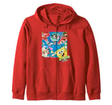 The SpongeBob SquarePants Movie Crew Cheering Poster Zip Hoodie