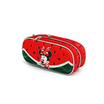 Disney Minnie Mouse Watermelon-Trousse 3D Double, Rouge