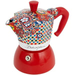 Bialetti - Cafetière Moka Induction Dolce Gabbana 4 tasses