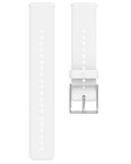 Polar Wrist Band 20mm Silver/White M/L