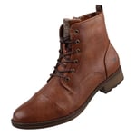 Mustang Femme 1359-502 Bottine, Cognac, 37 EU