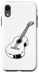 Coque pour iPhone XR Conception réaliste guitare acoustique pour les guitaristes