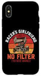 iPhone X/XS Dirt Track Racing Race Sprint Car Girlfriend Girl Retro Case