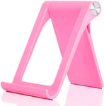 Cell Phone Stand-Phone Dock: Cradle, Holder, Stand for Office Desk, Multi-Angle Adjustable Desk Compatible with iPhone 13 12 Mini 11 Pro Xs Xs Max Xr X 8 7 6 6s Plus, All Android Smartphones (PINK)