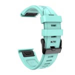 Eariy Silicone Replacement Strap Compatible with Garmin Fenix 6S / 6Spro, Quick Release Watch Strap, Light and Comfortable, Multiple Colours, Mint Green