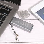 Hook Type Card Reader USB 3.0 To Memory Card Gray For Phon XD