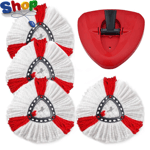 Mop  Heads  Compatible  with  Vileda ®  Turbo  Mop  Replacement  Head  for  Spin