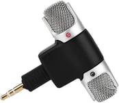 Mini Microphone Microphone stéréo Micro 3,5 mm plaqué Or Prise Jack pour PC Portable MD Appareil Photo enregistreur de Son