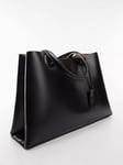 Mango Bello Double Compartment Bag, Black