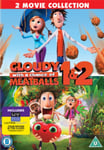 Cloudy With A Chance Of Meatballs 1 And 2 DVD